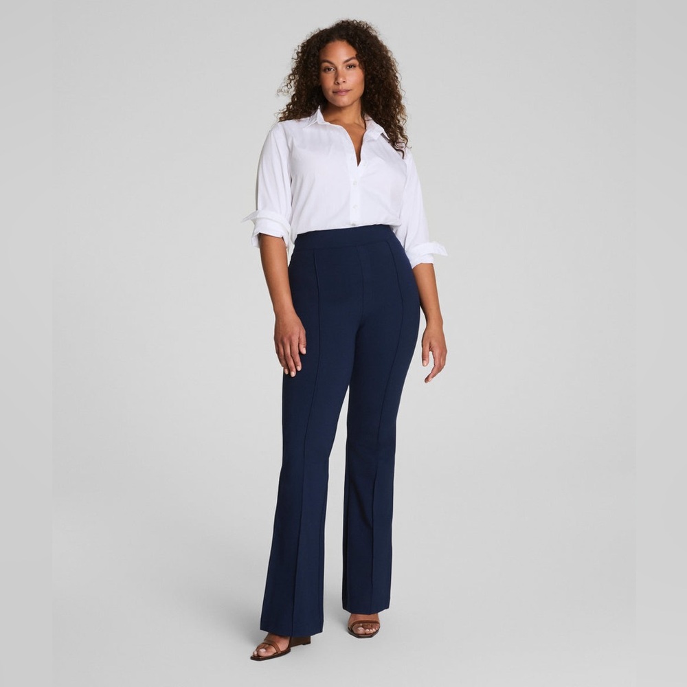 NWT Spanx PBP High Rise Flair Ponte Pant Wide Leg